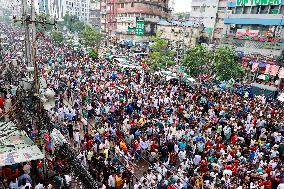 Jubo Dal Protests Law and Order Issues in Dhaka - Bangladesh