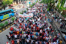 Jubo Dal Protests Law and Order Issues in Dhaka - Bangladesh