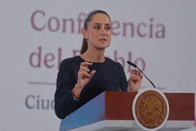 President Claudia Sheinbaum Holds Briefing - Mexico