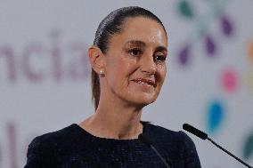 President Claudia Sheinbaum Holds Briefing - Mexico