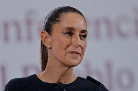 President Claudia Sheinbaum Holds Briefing - Mexico
