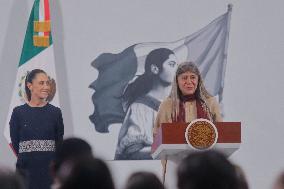President Claudia Sheinbaum Holds Briefing - Mexico