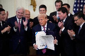 Donald Trump signs S.1582 GENIUS Act - Washington