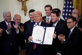 Donald Trump signs S.1582 GENIUS Act - Washington