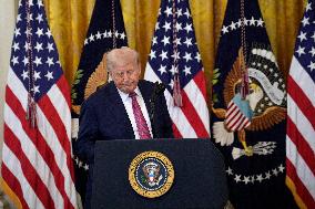 Donald Trump signs S.1582 GENIUS Act - Washington