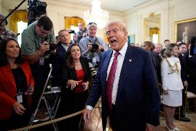 Donald Trump signs S.1582 GENIUS Act - Washington