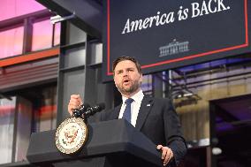 VP Vance speaks on the “One Big Beautiful Bill” in West Pittston, PA
