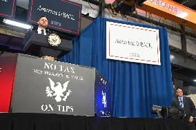 VP Vance speaks on the “One Big Beautiful Bill” in West Pittston, PA