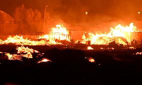 Warehouse Fire in Jahra Governorate - Kuwait