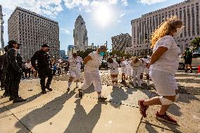 Anti-Ice Demonstration in Los Angeles - LA