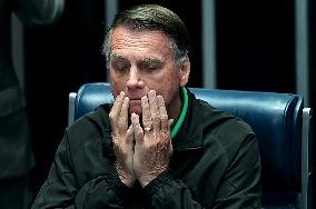 Legal Restrictions On Former President Bolsonaro And His Son - Brazilia