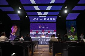 CALCIO - Serie A - Presentation of ACF Fiorentina's new player Edin Dzeko