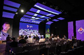 CALCIO - Serie A - Presentation of ACF Fiorentina's new player Edin Dzeko