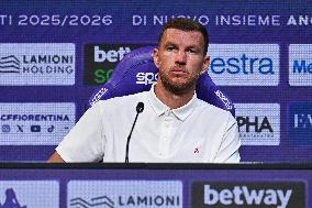 CALCIO - Serie A - Presentation of ACF Fiorentina's new player Edin Dzeko
