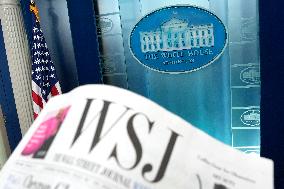 Illustration - Wall Street Journal at the White House - Washington