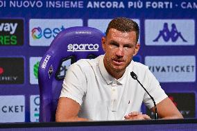 CALCIO - Serie A - Presentation of ACF Fiorentina's new player Edin Dzeko