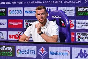 CALCIO - Serie A - Presentation of ACF Fiorentina's new player Edin Dzeko