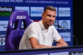 CALCIO - Serie A - Presentation of ACF Fiorentina's new player Edin Dzeko