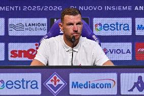 CALCIO - Serie A - Presentation of ACF Fiorentina's new player Edin Dzeko