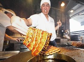 Eel-eating day in Japan