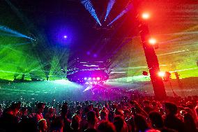 World Record Largest Laser Show During Verknipt Arena - Amsterdam