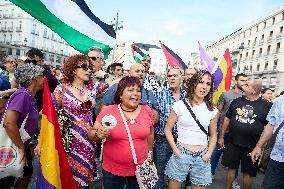 Demonstration in Madrid Against Xenophobia - Spain