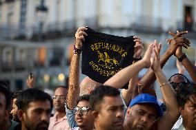 Demonstration in Madrid Against Xenophobia - Spain