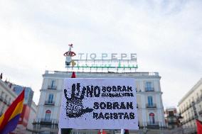 Demonstration in Madrid Against Xenophobia - Spain
