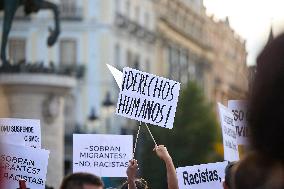 Demonstration in Madrid Against Xenophobia - Spain