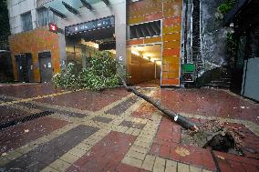 Typhoon Wipha Hits Hong Kong - China