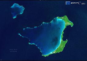 Satellite View of Ouvéa Island - New Caledonia