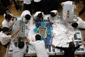 Upper house election in Japan