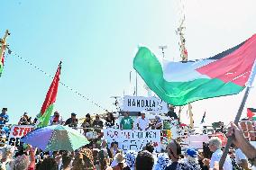 Freedom Flotilla Coalition ship Handala departs for Gaza - Gallipoli