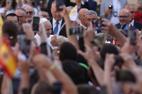 Pope Leo XIV Arrives in Albano - Italy
