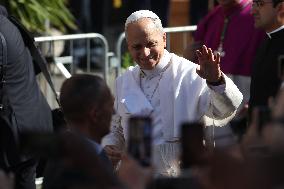Pope Leo XIV Arrives in Albano - Italy