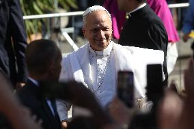 Pope Leo XIV Arrives in Albano - Italy