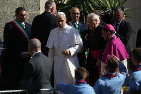 Pope Leo XIV Arrives in Albano - Italy