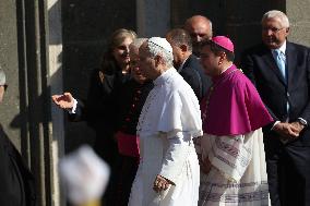 Pope Leo XIV Arrives in Albano - Italy