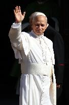 Pope Leo XIV Arrives in Albano - Italy