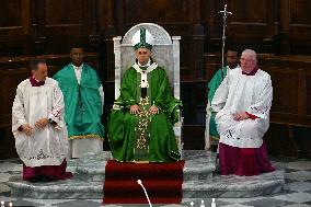 Pope Leo XIV Leads Holy Mass at the Cathedral of Albano - Italy