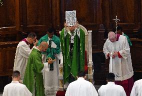 Pope Leo XIV Leads Holy Mass at the Cathedral of Albano - Italy