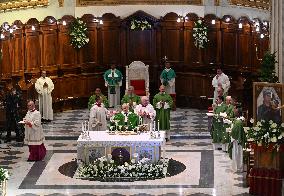 Pope Leo XIV Leads Holy Mass at the Cathedral of Albano - Italy