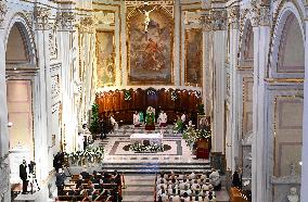 Pope Leo XIV Leads Holy Mass at the Cathedral of Albano - Italy
