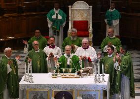Pope Leo XIV Leads Holy Mass at the Cathedral of Albano - Italy