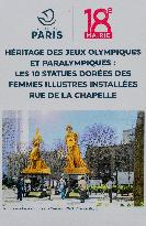 Ten Women Honoured On Rue De La Chapelle - Paris