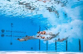 World Aquatics Championships - Team Free Final Of Artistic Swimming - Singapore