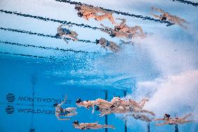World Aquatics Championships - Team Free Final Of Artistic Swimming - Singapore