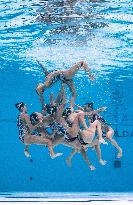 World Aquatics Championships - Team Free Final Of Artistic Swimming - Singapore