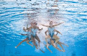World Aquatics Championships - Team Free Final Of Artistic Swimming - Singapore