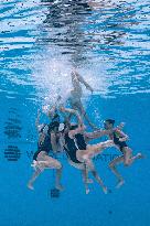 World Aquatics Championships - Team Free Final Of Artistic Swimming - Singapore